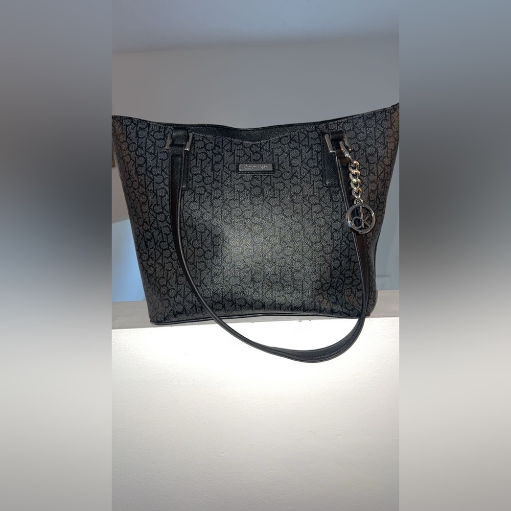 Calvin Klein Monogram Black Tote